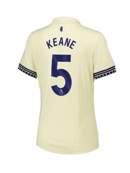 Billige Everton Michael Keane #5 Bortedrakt Dame 2025-26 Kortermet